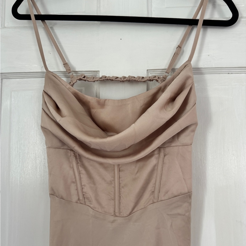 Princess Polly Cream Midi Dress - Picture 5 of 6